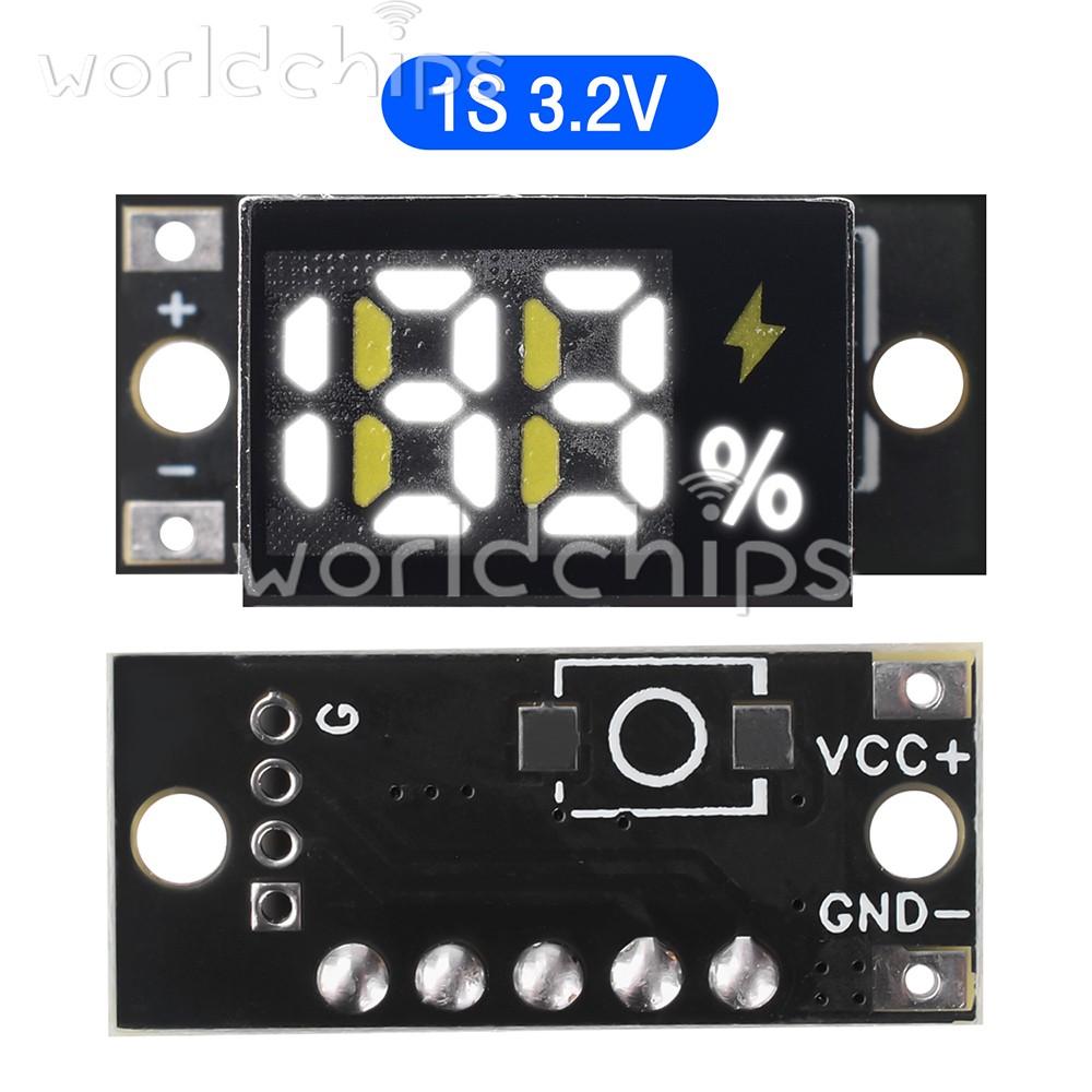 5pcs 1-4S LiFePO4 Battery Capacity Indicator Module LED Power Display Indicator