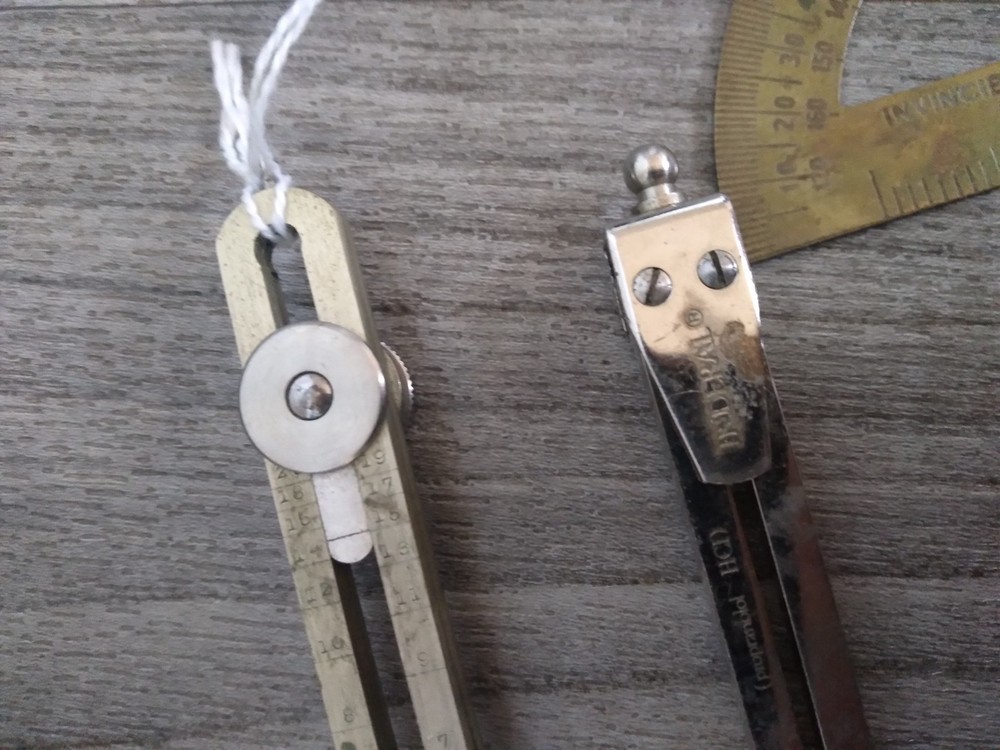 9 " Proportional Scale Divider Drawing Tool Professional Long Solid Brass & SS