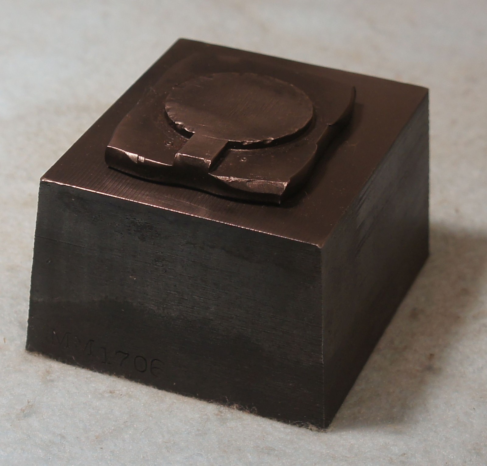 1939 MALT O MEAL Heirloom Cereal Premium STEEL STAMPING DIE Robbins RH721