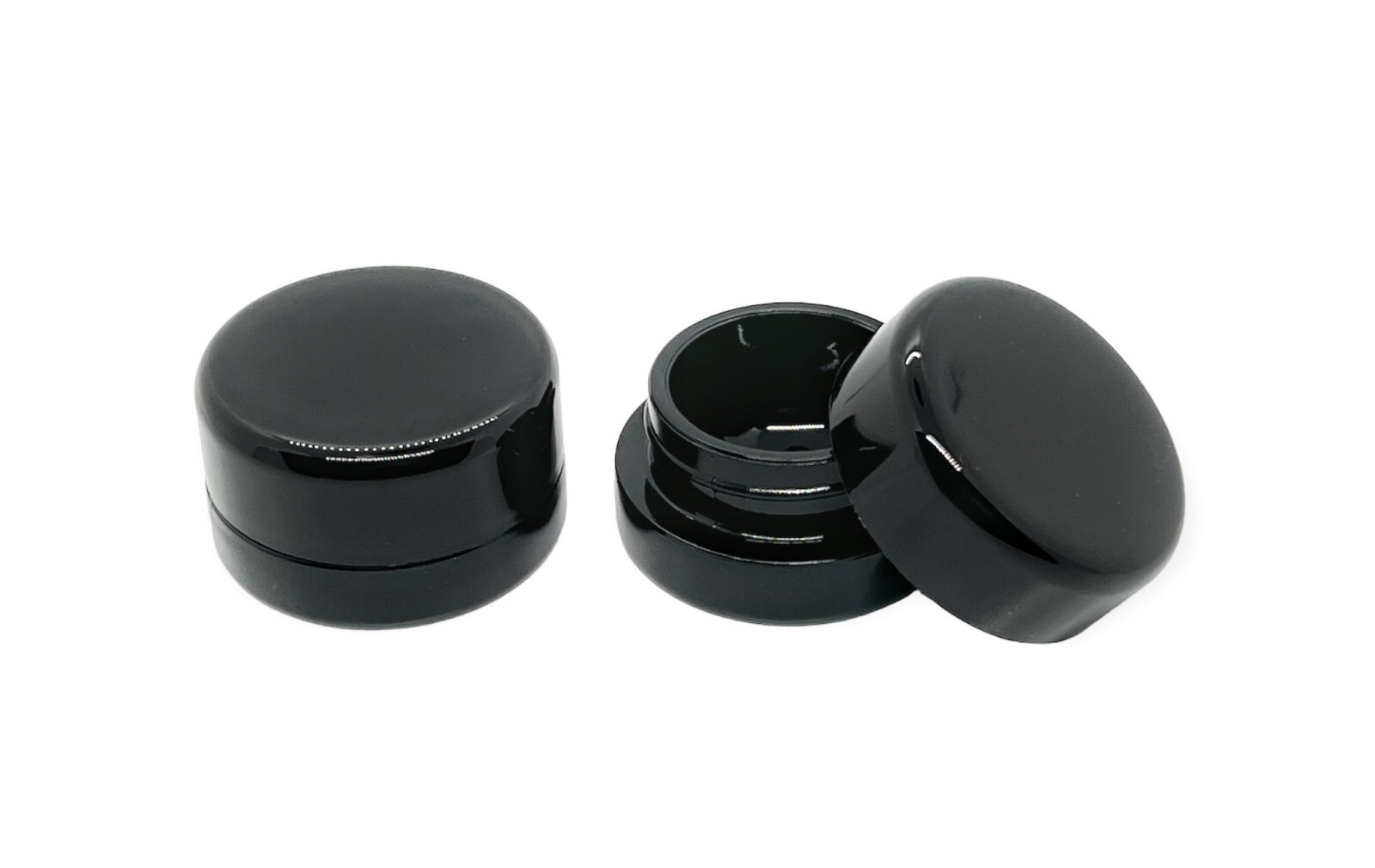 9ml Thick Glass Concentrate Jars with Child Resistant Caps: Lip Balm Makeup