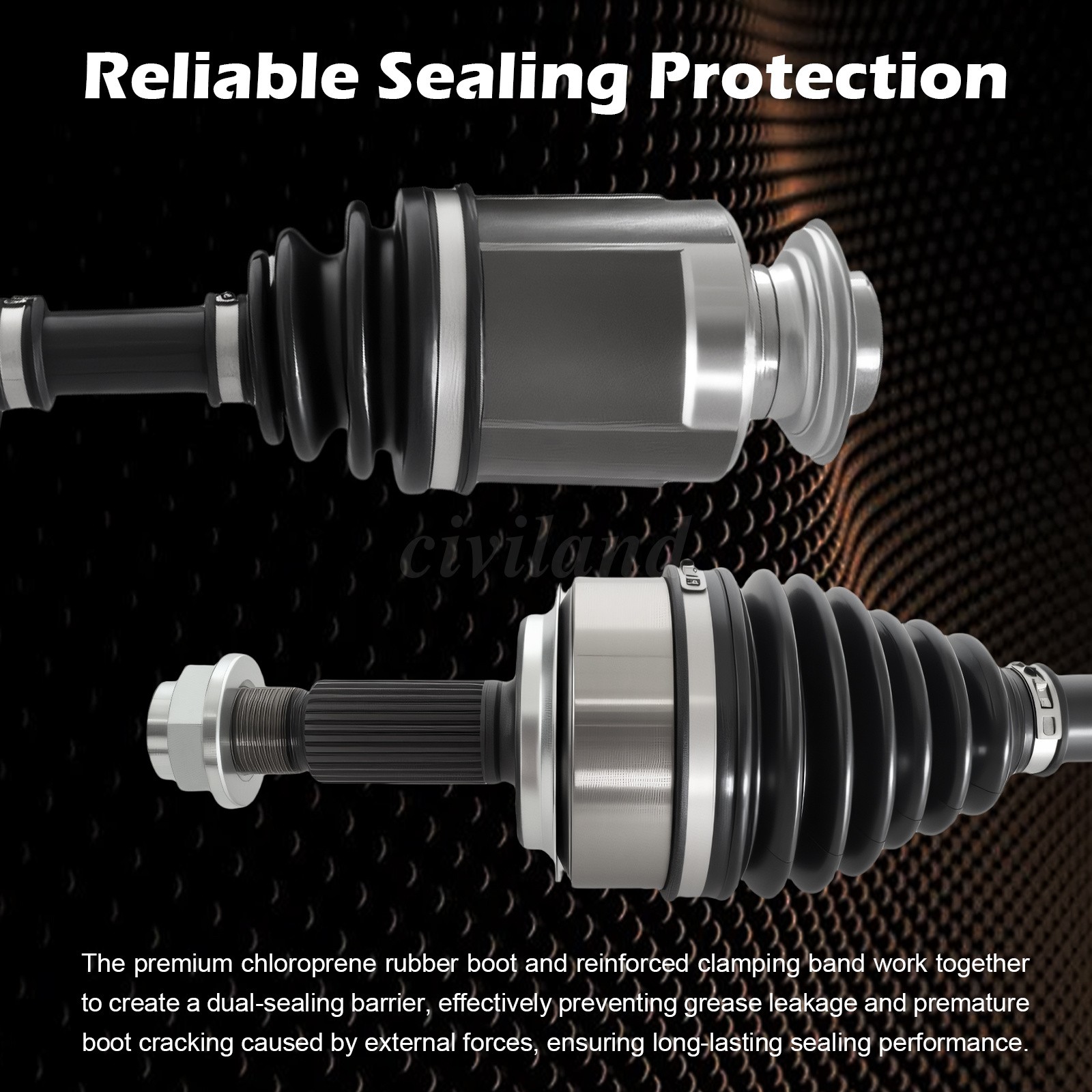 Front Passenger Side CV Axle Shaft Assembly for 2008-2014 Honda Accord 4 Cyl A.T