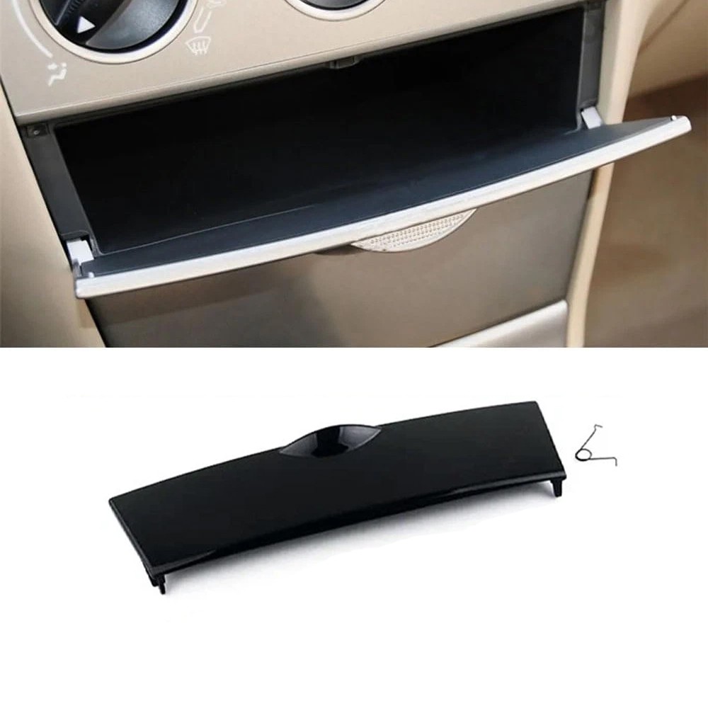 Black Front Center Console Storage Box Panel Cover For Toyota Corolla 2003-2008