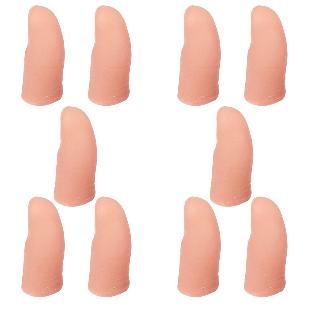 10Pcs False Finger Support Fingertip Protector Silk Thumb Finger