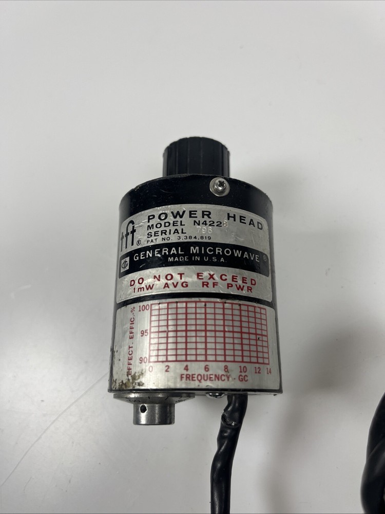 General Microwave Model N422B Power Head N422B