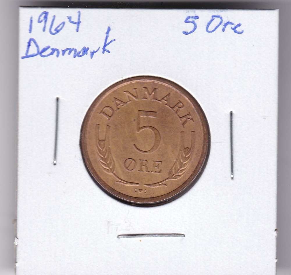 1964 Denmark 5 Ore