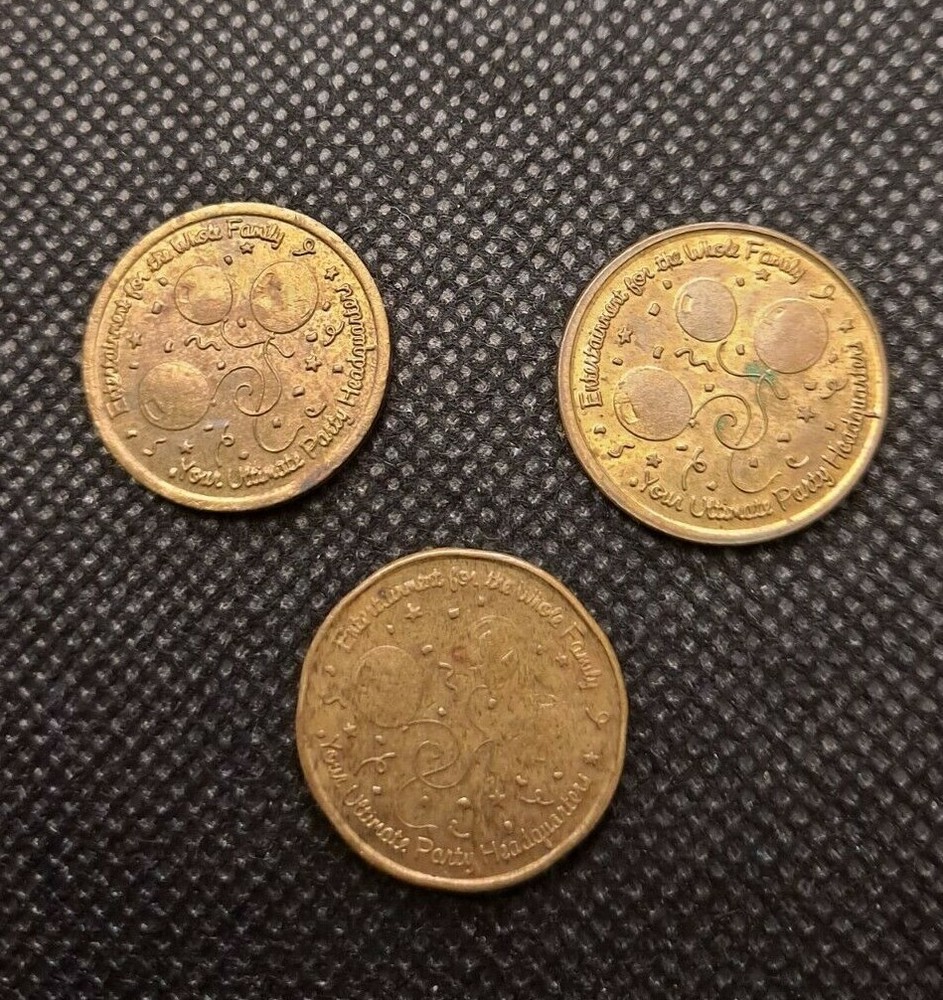 THREE NAMCO TOKENS! e2524UXX