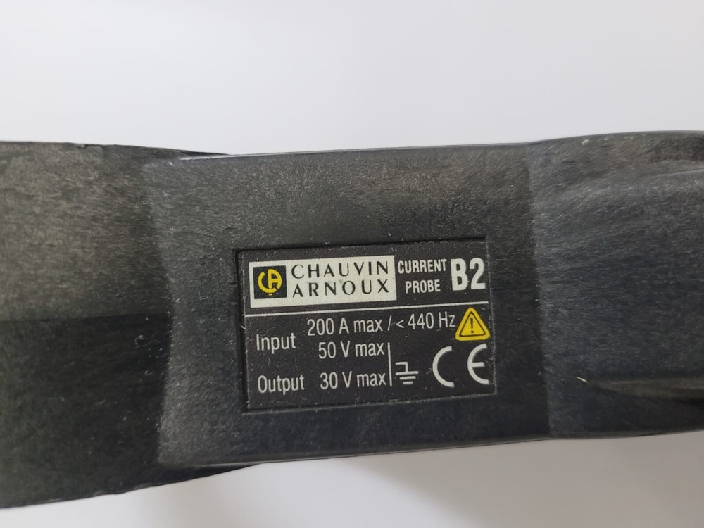 CHAUVIN ARNOUX ELECTRIC VOLTAGE TEST MEASUREMENT CURRENT PROBE B2