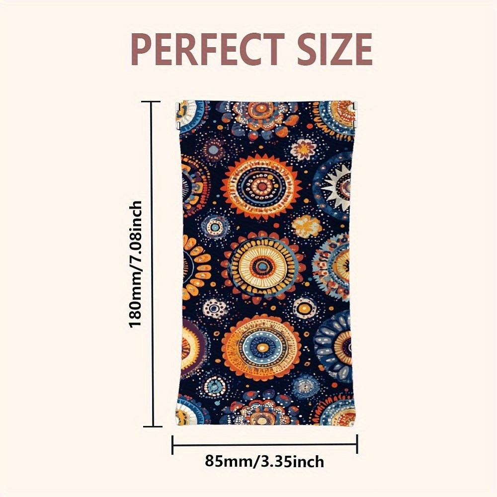 1pc PU Leather Rectangle Eyeglass Cases Eyeglass Sunglasses Protector Pouch