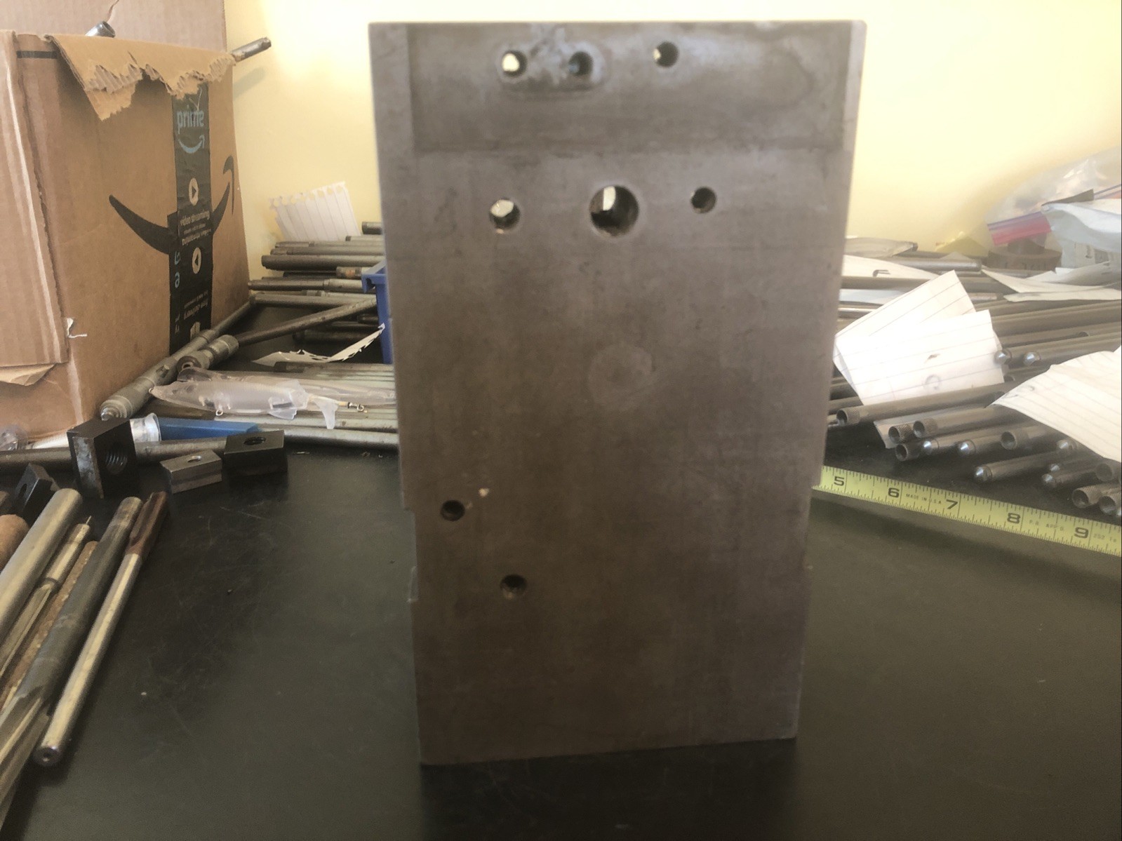 Iron Angle Plate 8”x 5”x 4 1/2” Right Angle Plate No Mfg Name Machinist Tooling