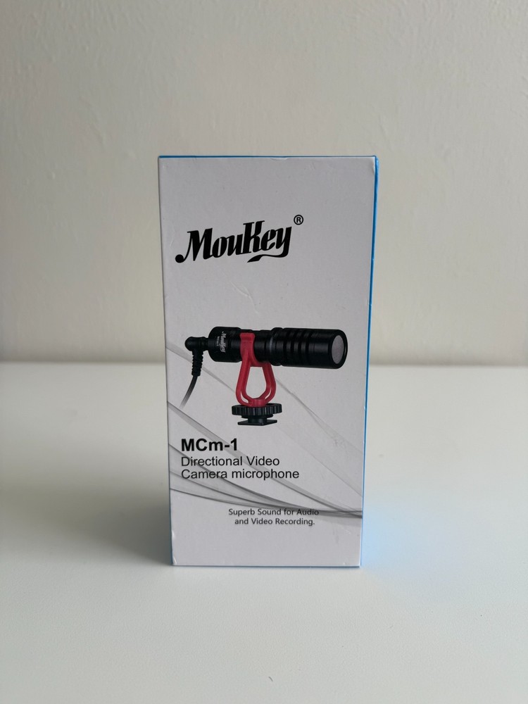 Moukey MCM-1 Video Microphone, Camera Microphone with Shock Mount Professional V