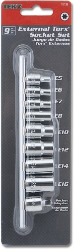 16139 External Star Socket Set - 9 Piece