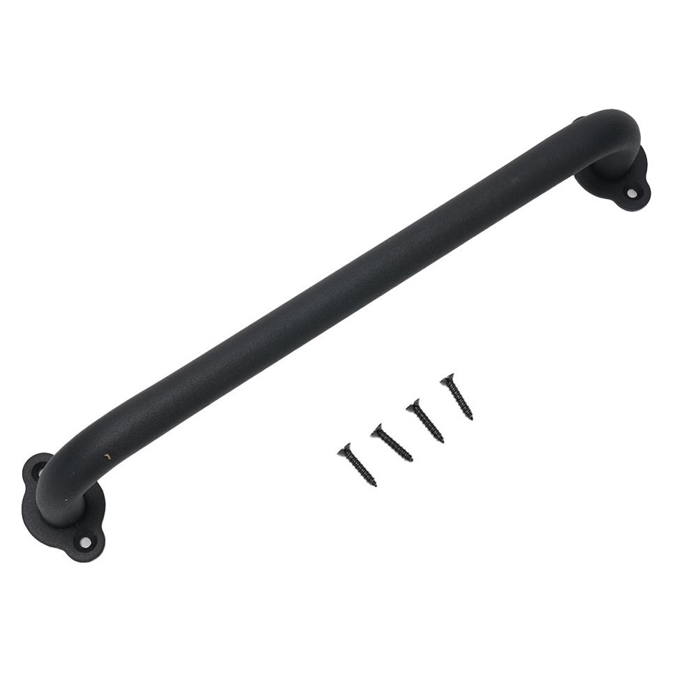 Sliding Barn Door Pull Flush Handle Gate Hardware Set Matte Black Carbon steel