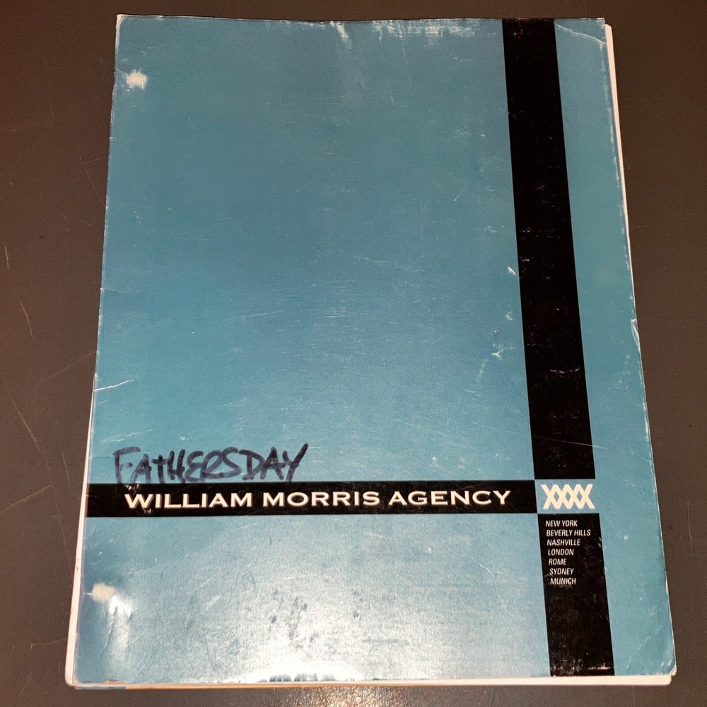 FATHER'S DAY (5/16/96) Robin Williams/Billy Crystal Comedy WMA Script + COA!