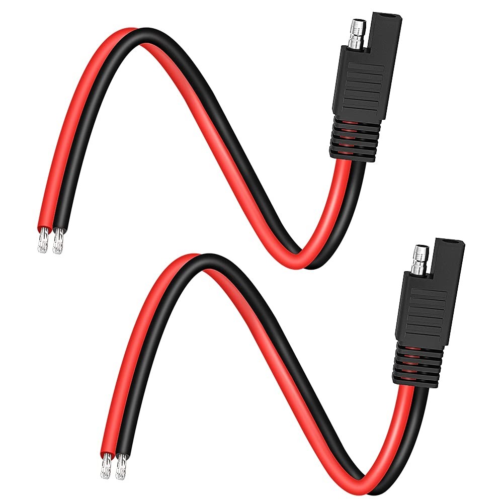 ELECTOP SAE Connector Extension Cable, Quick 14AWG Black