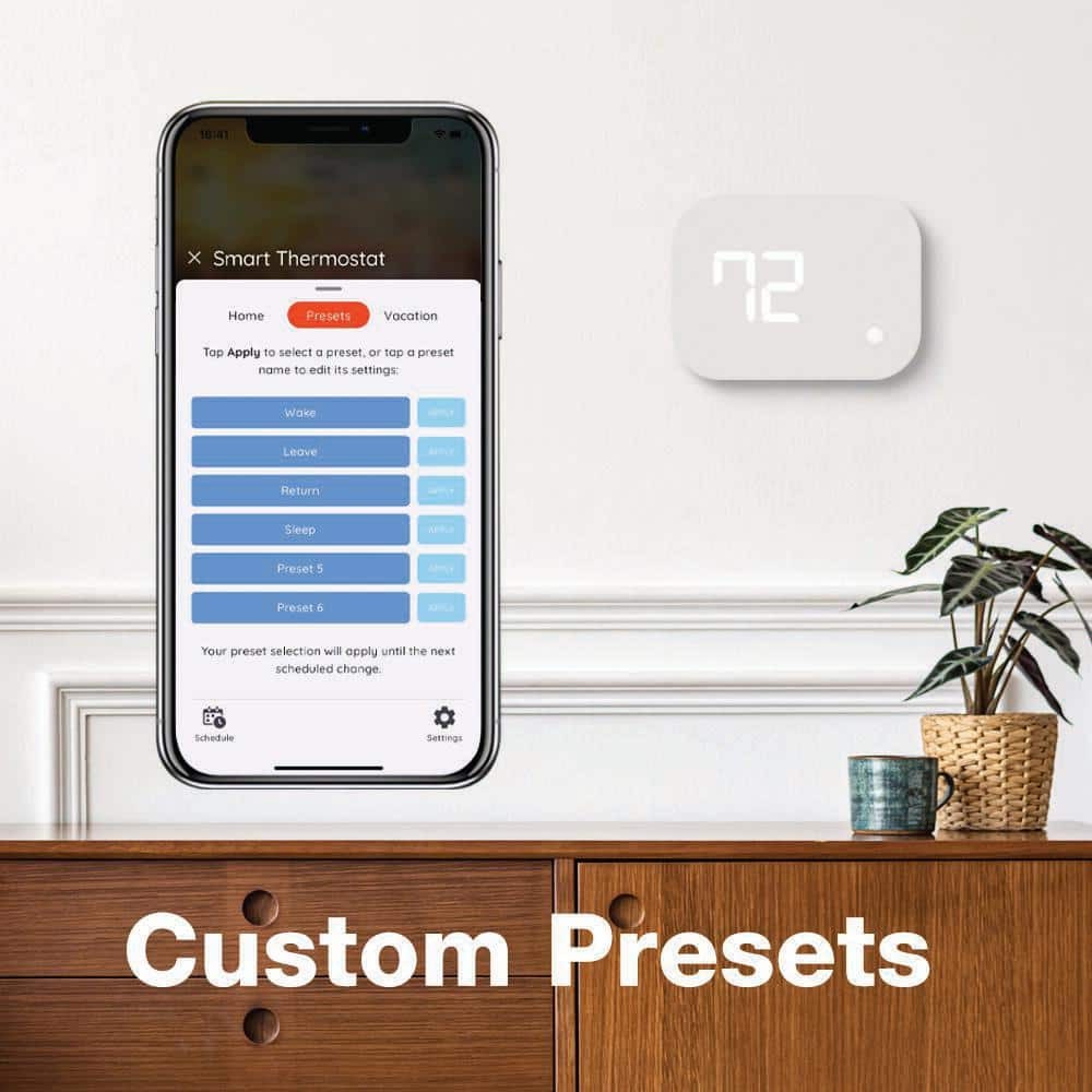 Commercial Electric Smart Programmable Thermostat w/ Wi-Fi & Bluetooth
