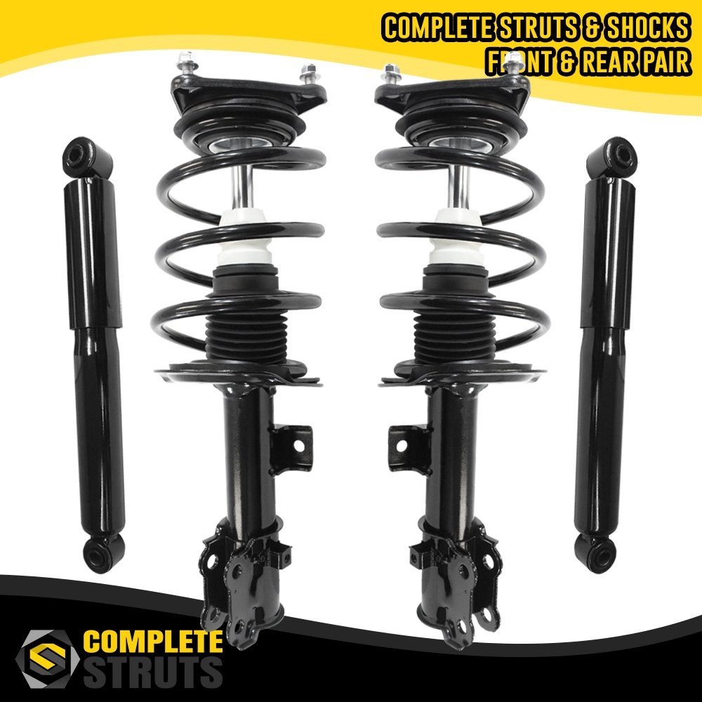 Front Complete Struts & Rear Shock Absorbers for 2014-2017 Kia Forte