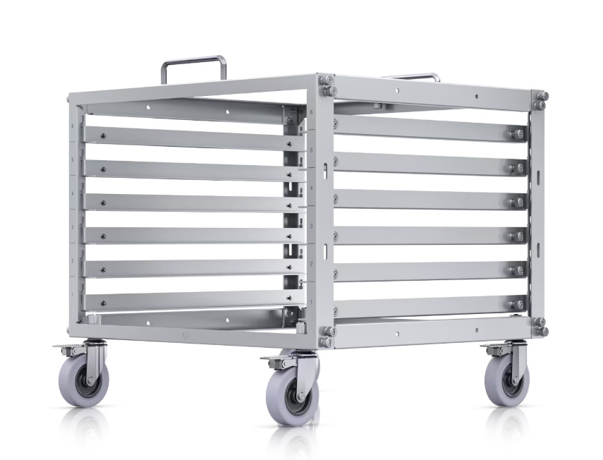 Ubiquiti Toolless Mini Rack 6U Open Frame Silver Steel U-Rack-6U-TL