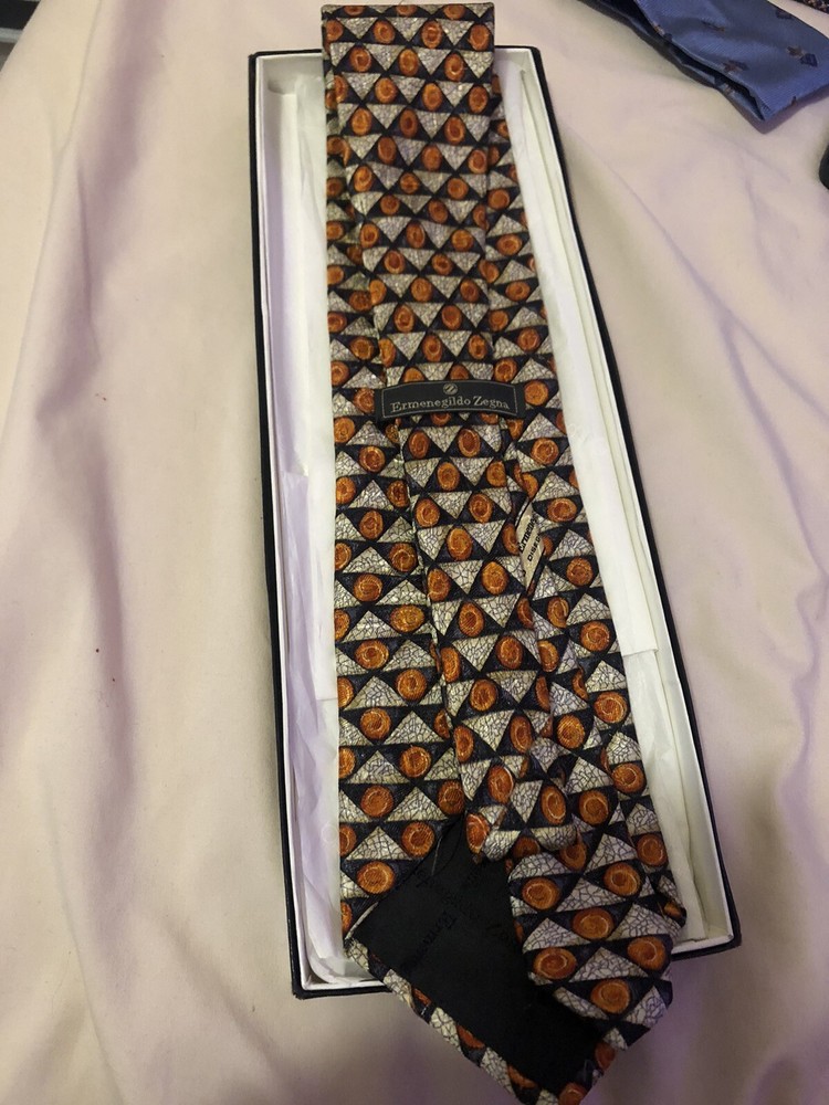 ermenegildo zegna tie multicolor