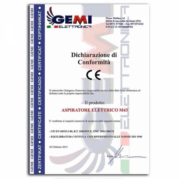 ELECTROASPIRATOR FOR FIREPLACE, BARBECUE, PIZZERIA BASIC MODEL