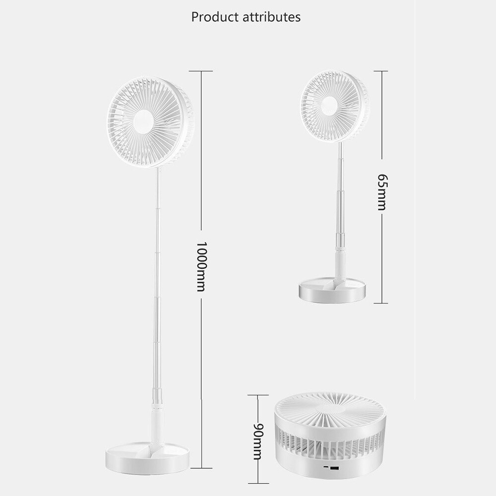 Portable Foldable Fan - Compact Design for Desk, Camping & Outdoor Use