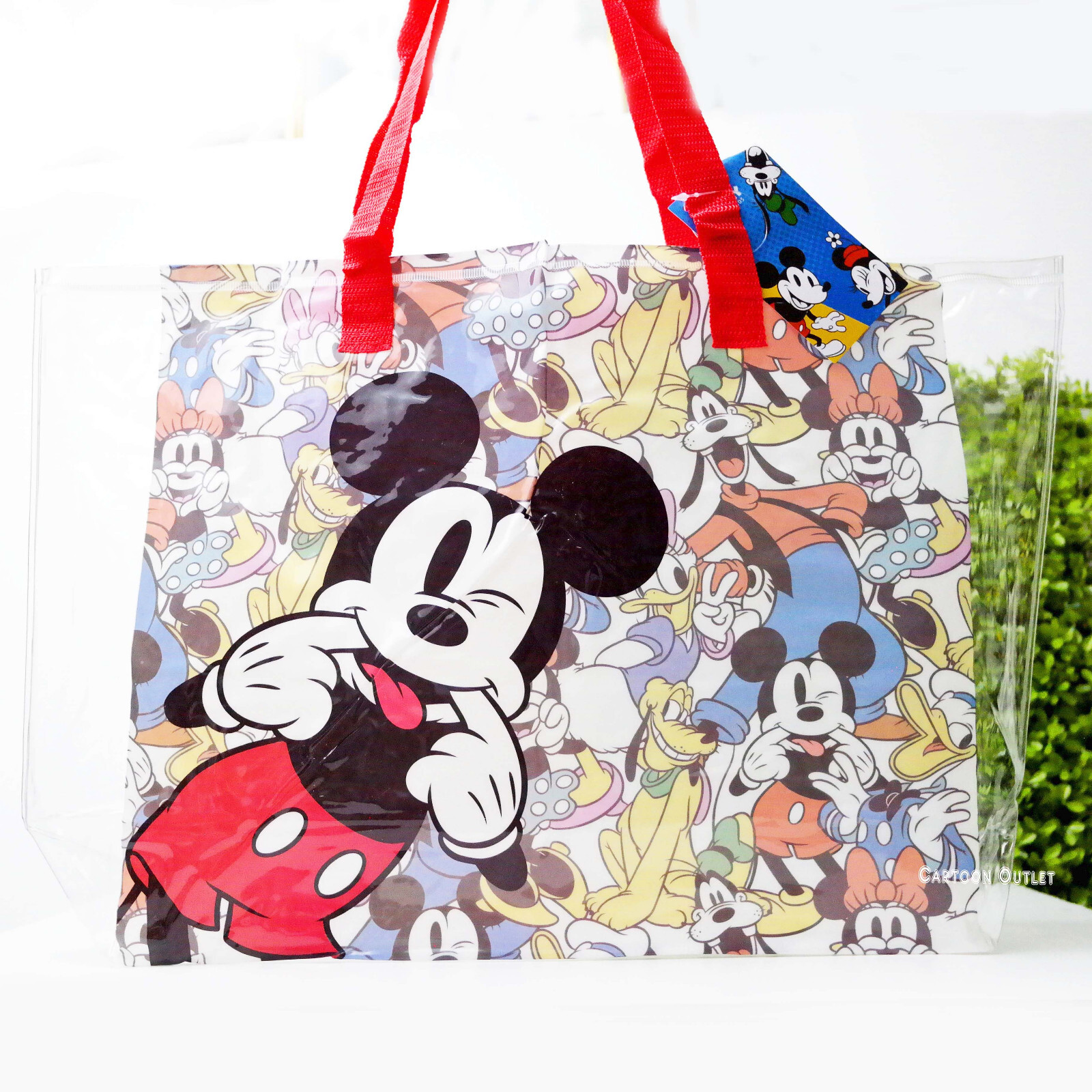Disney Mickey Mouse Tote Clear Tote Bag New Goofy Minnie Donald Pluto Trending