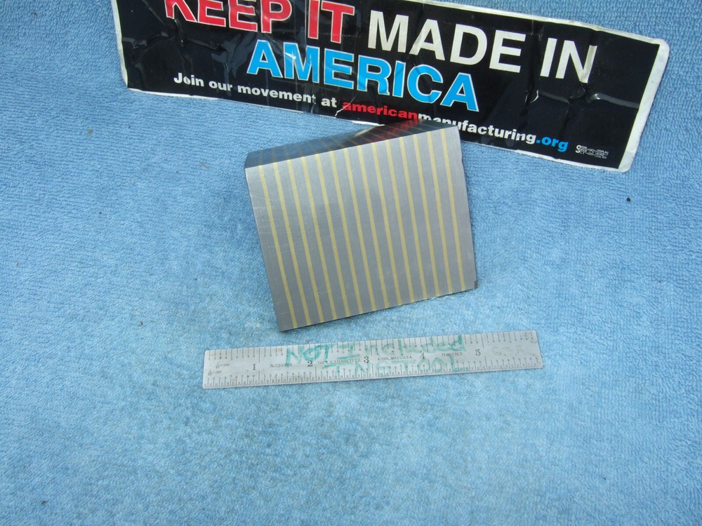 ANGLE PLATE PRECISION MAGNETIC TRANSFER BLOCK 3X3X3 STEPPED TOOLMAKER G. SCHERR