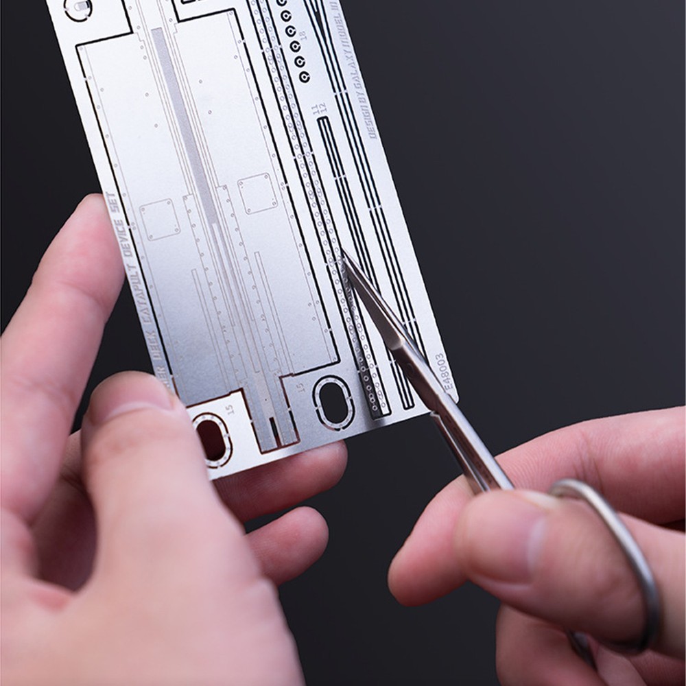 T10B02 Stainless Steel Thick Modeling Scissors For Model Building Etching Tool