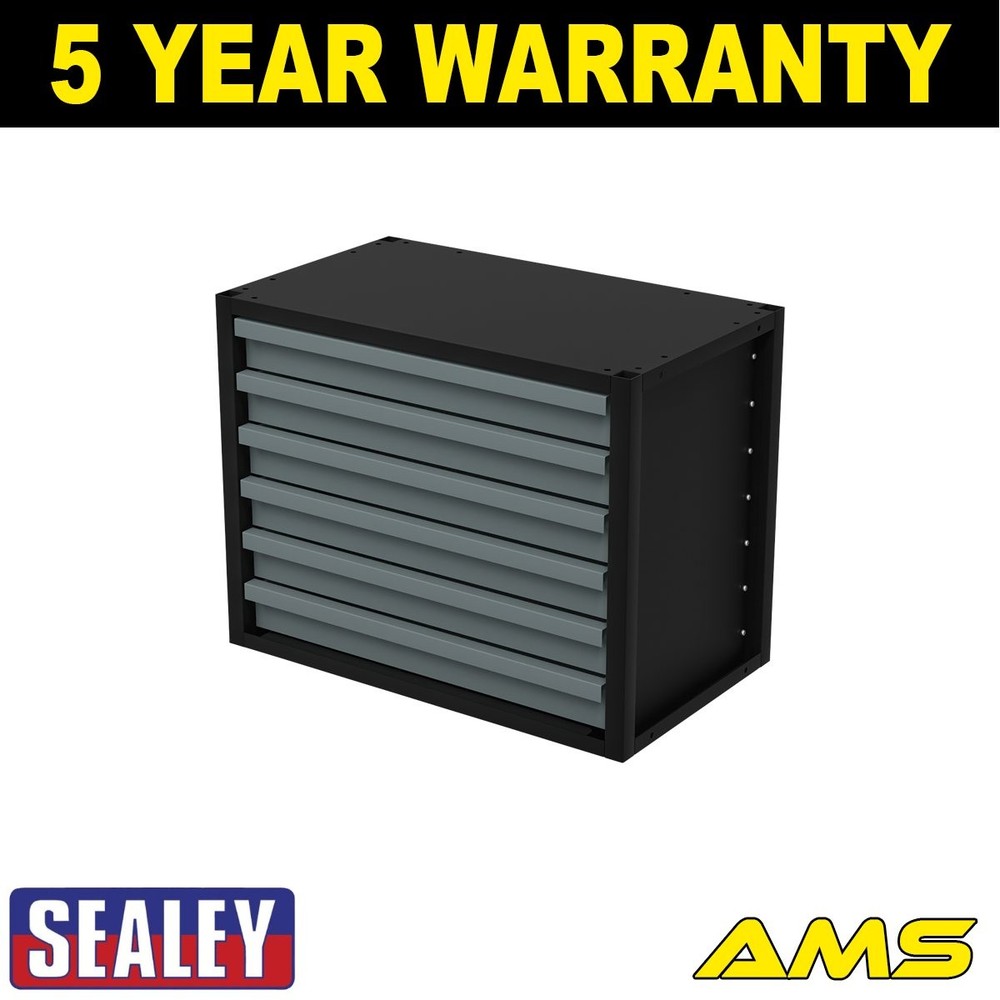 Sealey Modular Storage Mid Unit 6 Drawer 580mm APMRM1