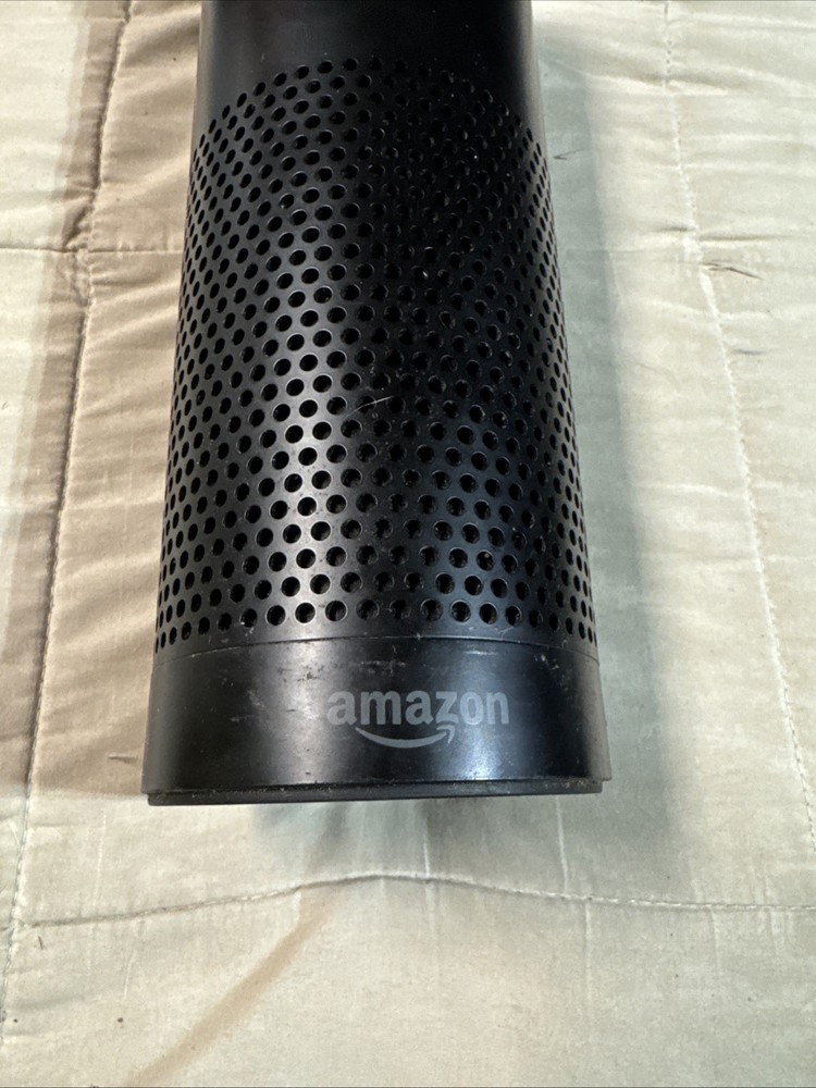 Amazon Echo 1st Generation Black Wireless Alexa-Enabled Smart Speaker