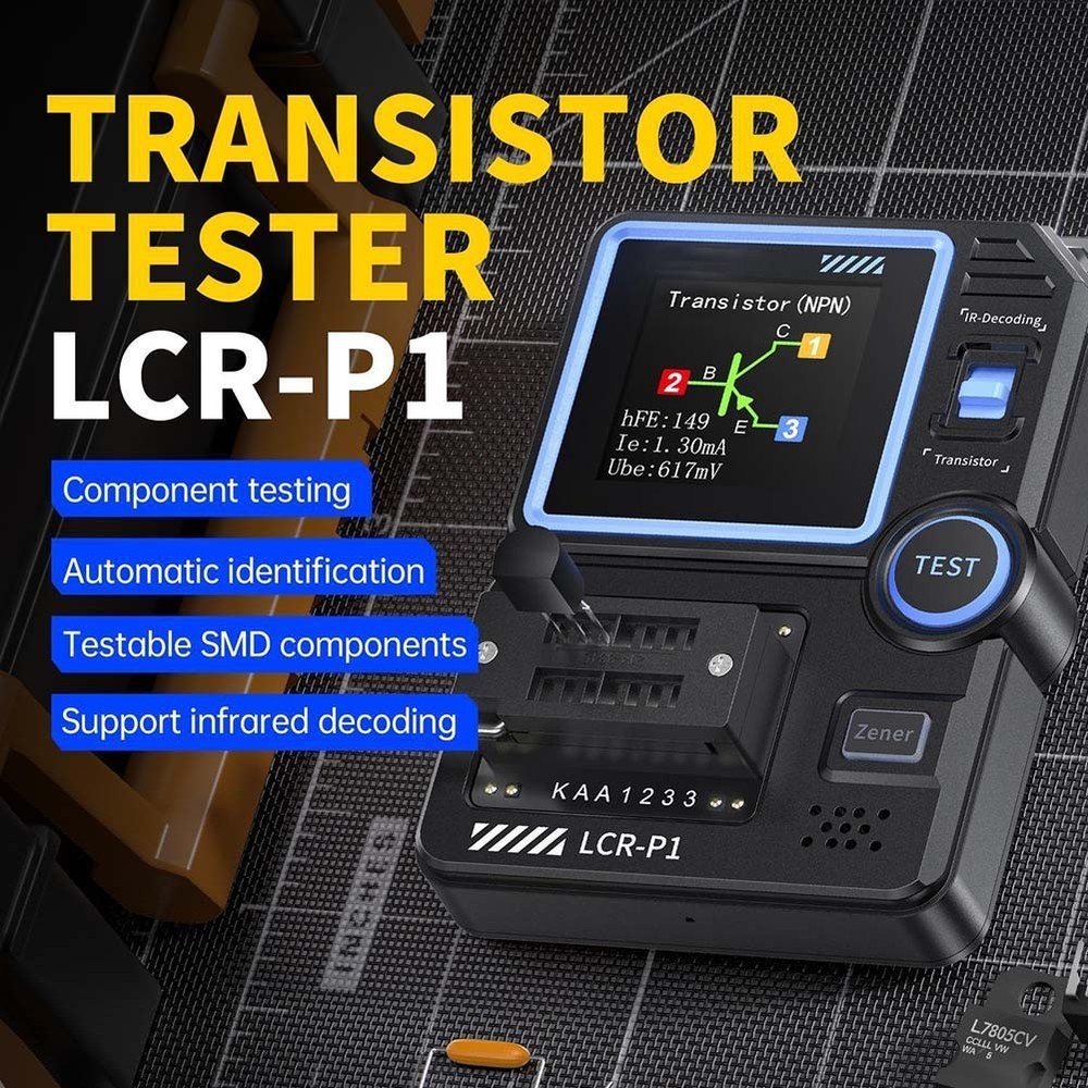User Friendly Design and Intuitive Operation of LCRP1 Transistor Tester