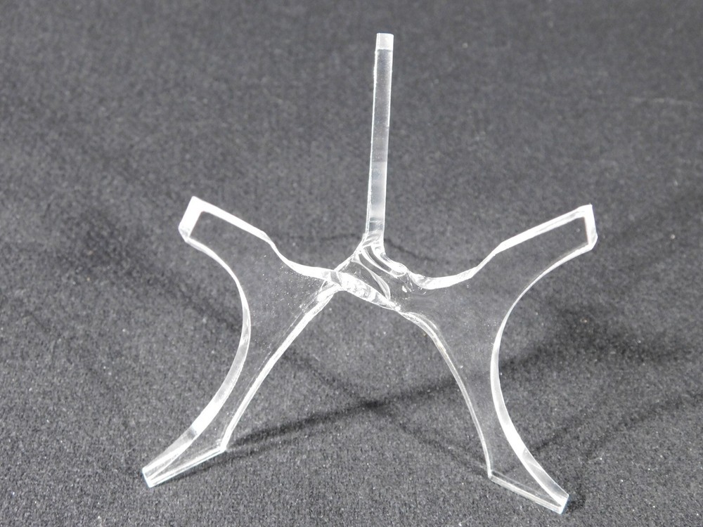 Sphere Display Stand Three Post Clear Lucite Large Size