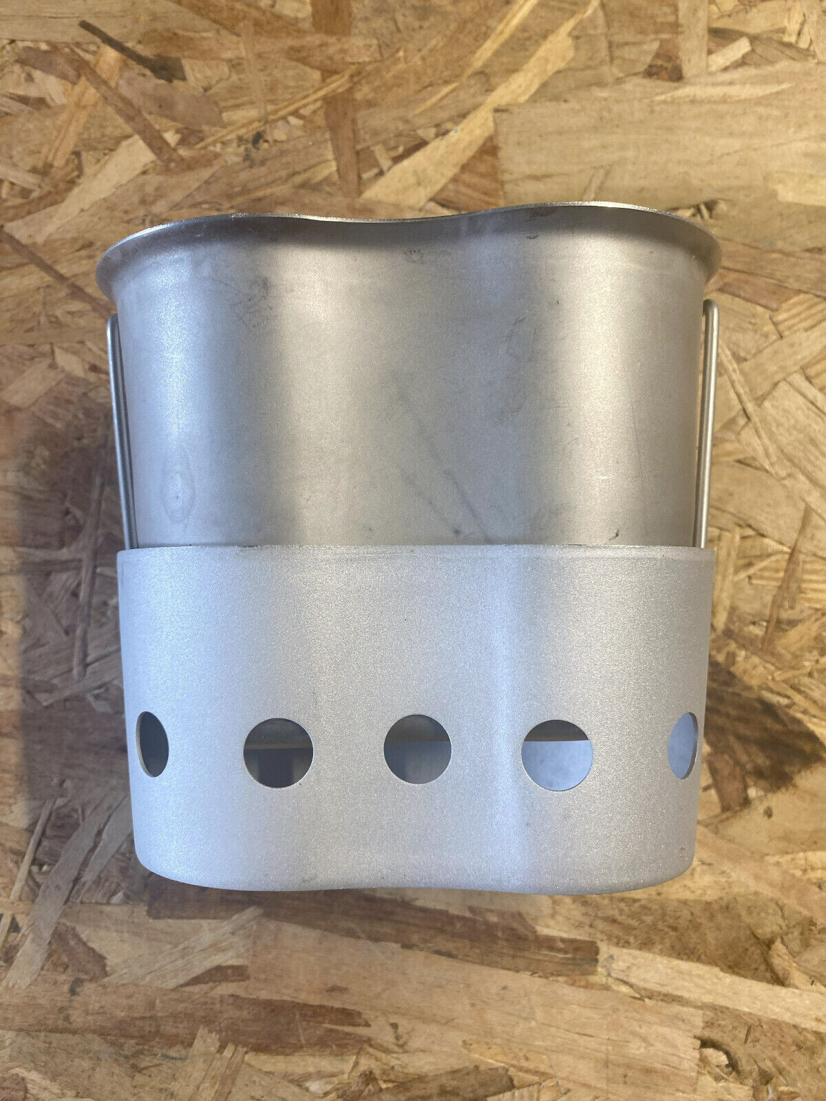 GENUINE US Military CANTEEN CUP STAINLESS and STOVE / STAND COMBO EXCELLENT