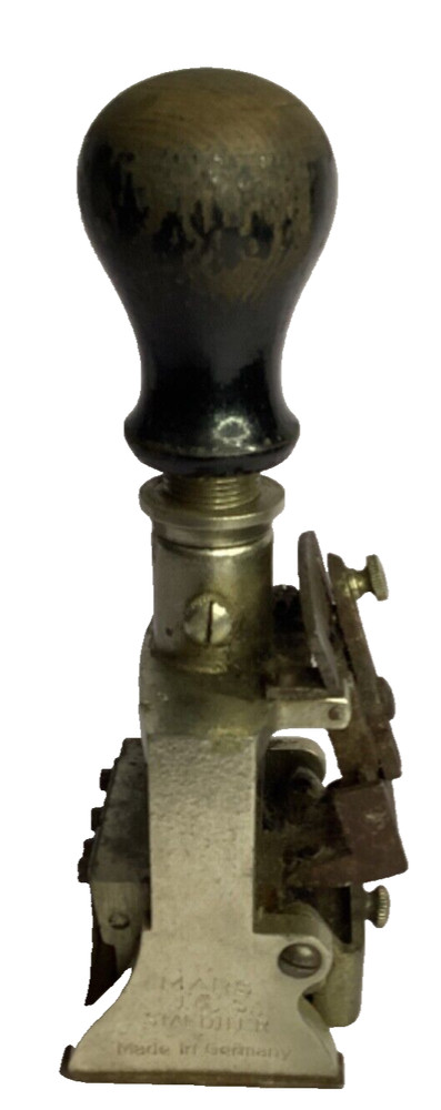 Vintage Hand Press Numbering Machine,German