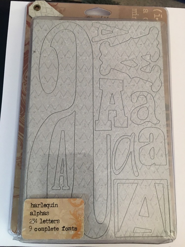 Tim Holtz Grungeboard, Digits, Alphas, Elements, Plain - You Select