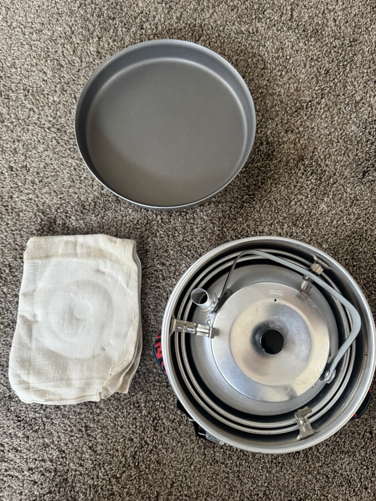 Trangia Cookware Set Camping Pots Alcohol Stove Accessories Made in Sweden 7 pcs