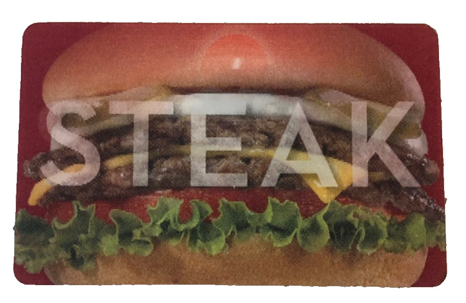 Steak N Shake Cool 3D 3 image Gift Card NO $ VALUE