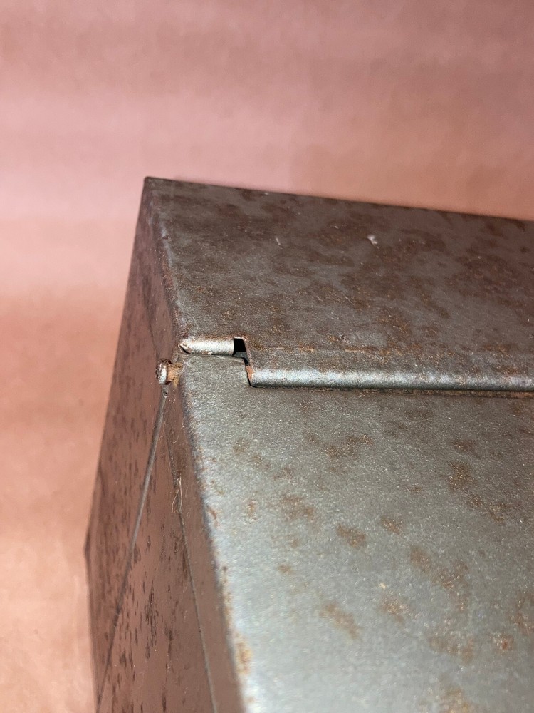 Metal Lunch Tool Box Excelsior Stamford No Key