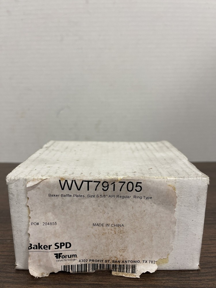 WVT791705 Baker Baffle Plate Size 6-5/8” API Regular Ring Type