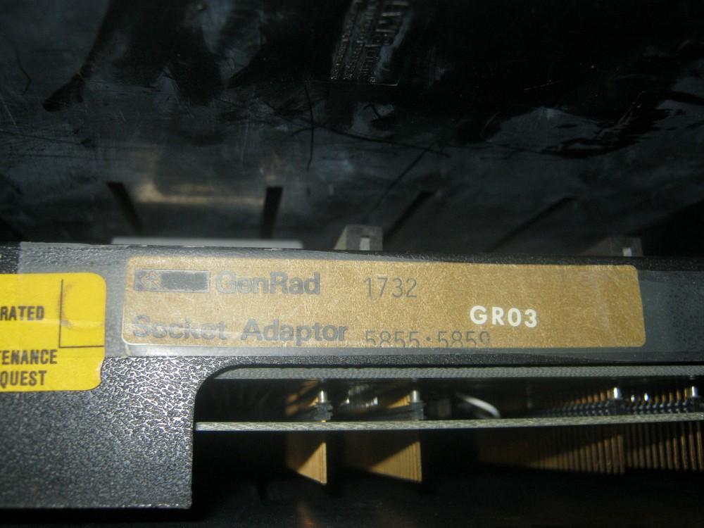 GenRad Model: 1732 GR03 Socket Adapter.