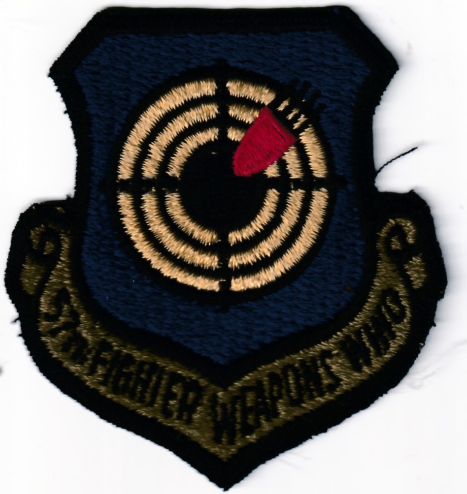 USAF air force 57th FIGHTER WEAPONS WING Nellis AFB Nevada lowviz patch