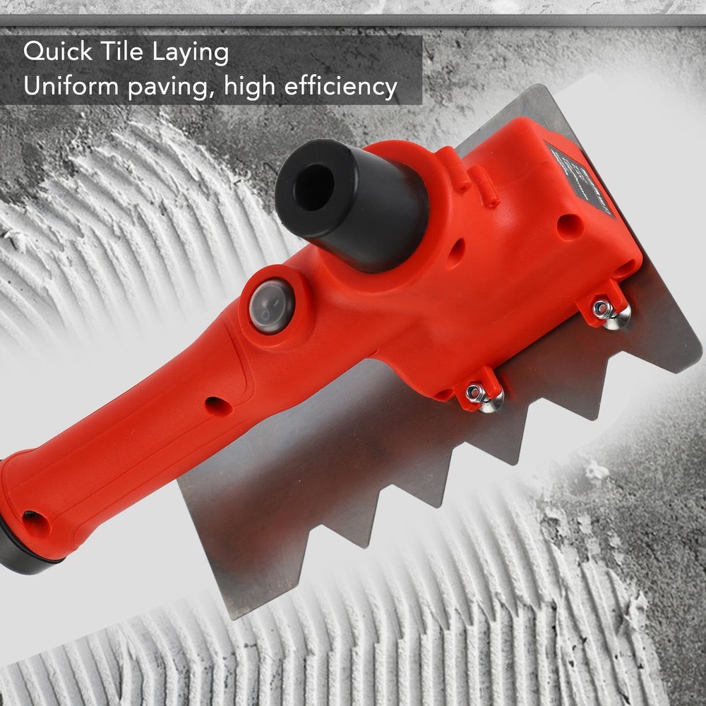Concrete Flat Plate Trowel Dual Use High Frequency Vibration Handheld Cement WT