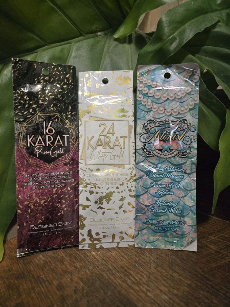 Designer Skin Bronzer Tanning Lotion Packets