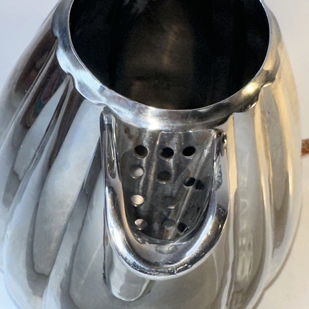 Michael Aram Gourd & Vine Hot Beverage Coffee Pot Stainless Steel Copper Plated