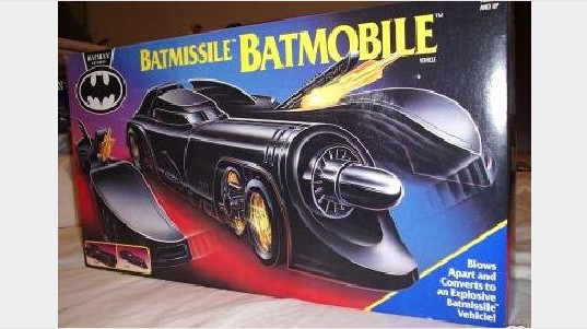 VINTAGE 1992 Kenner BATMAN RETURNS BATMISSILE BATMOBILE