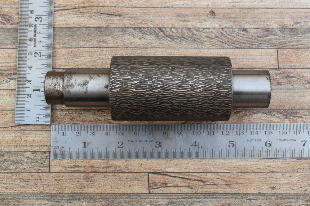 3" Steel WAVE Design Rolling Mill Roller Silversmith Charms Bracelet Making Tool