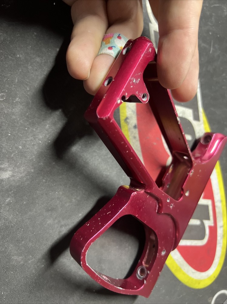 SMART PARTS NERVE & SHOCKER SFT TRIGGER FRAME GLOSS RED PAINTBALL GOG SP