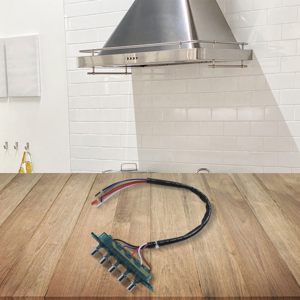 Range Hood Control Panel 5 Button Switch for Enhanced Operation in Kitchens