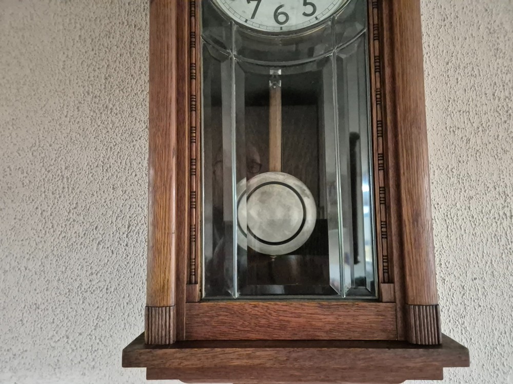 Junghans 112 years old Westminster chime wall clock ( 0741 )