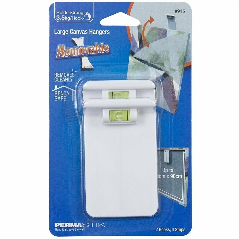 Permastik Extra Large Canvas Hangers - 2 Pack