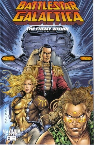 Battlestar Galactica The Enemy Within Comic Book #2 Maximum Press 1996 UNREAD